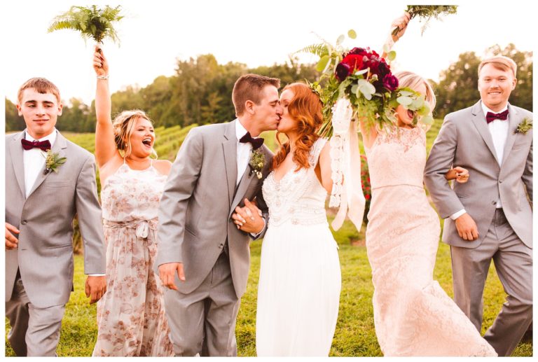 Taylor and Jesse’s Bohemian Luxe Vineyard Wedding